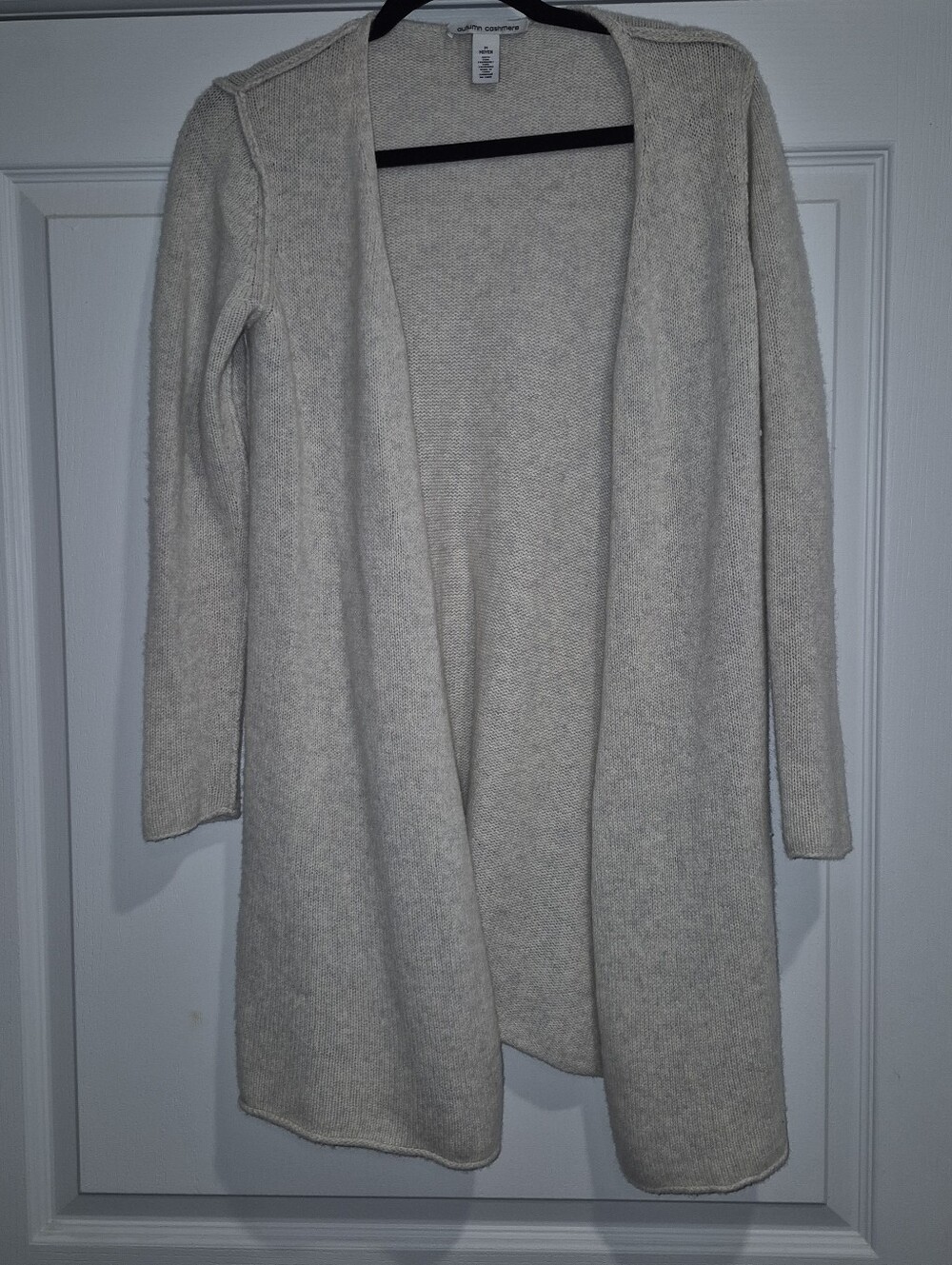 Autumn Cashmere Oatmeal Open Cardigan